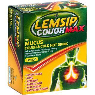 LEMSIP Max Mucus Cough Hot Drink 10