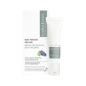 Linden Leaves Eye Rescue Serum With Organic White Tea And Grapeseed Oil 15ml
