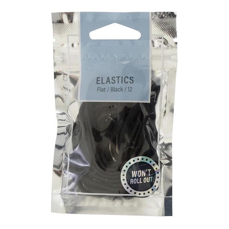 Mae Elastics Polybands Black & Clear, 100 - Hair Accessories