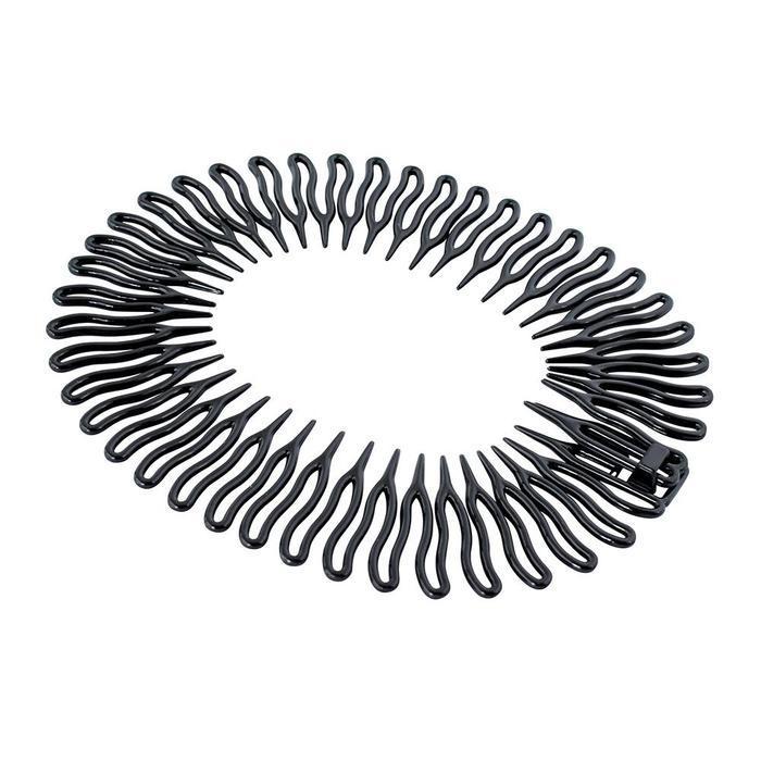 Mae Springcomb Headband Black