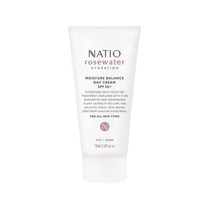 Natio Rosewater Hydration SPF 50 Moisture Balance Day Cream 75ml
