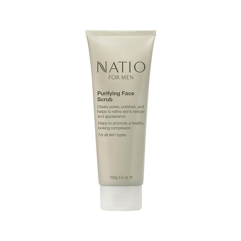 Natio for Men Purifying Face Scrub 100g