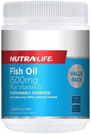 Nutra-Life Fish Oil 1500mg plus Vitamin D 300 Capsules