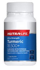 Nutra-Life Ultra Strength Turmeric 18,500+ 30 Capsules