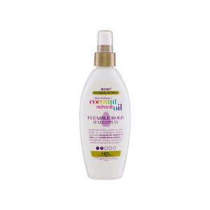 OGX Frizz Defying+ Coconut Miracle Oil Flexible Hold Hairspray 177ml