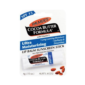 Palmers Ultra Moisturizing Original Cocoa Butter Formula Lip Balm 15+ 4g