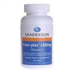 SANDERSON E/P Vit.C 1300mg 100tabs