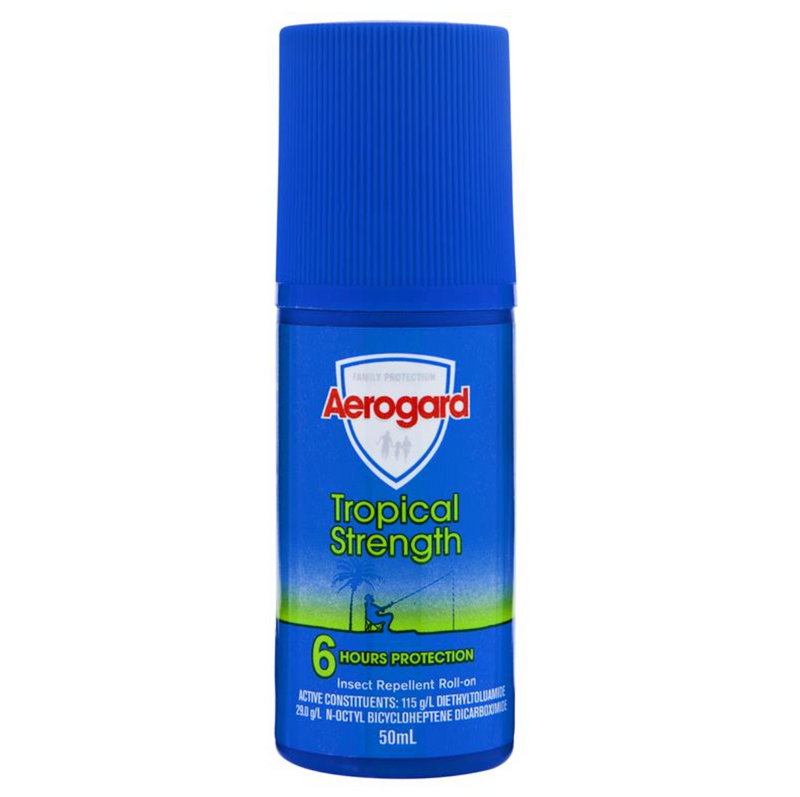 Aerogard Roll On Tropical Strength 50mL