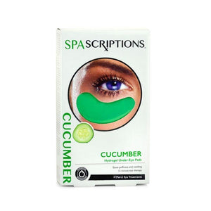 SpaScriptions Hydrogel Cucumber Under Eye Mask 4 Treatments