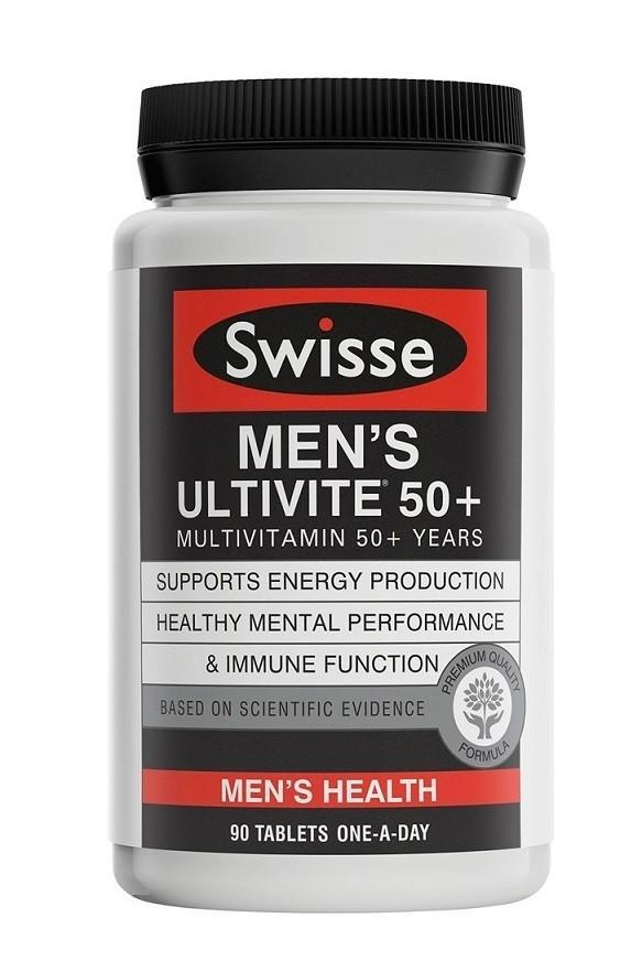 Swisse Mens Ultivite 50+ 90 Tablets