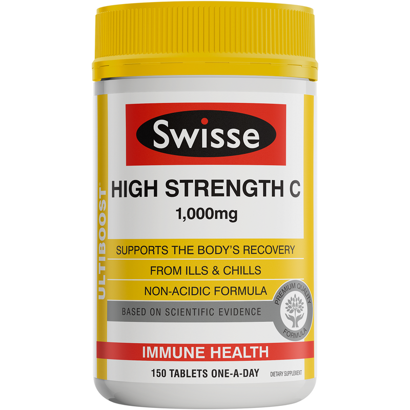 Swisse Ultiboost High Standard C 1000mg 150 Tablets