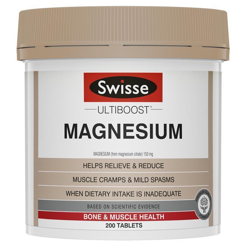 Swisse Ultiboost Magnesium 200 Tablets