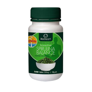 Lifestream Bioactive Spirulina Balance 500mg Tablets 100
