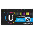 U by Kotex Regular Tampons 16 Pack
