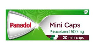 Panadol Mini Caps 500mg 20 Mini Caps limit 5