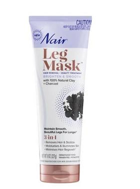 Nair Charcoal Leg Mask Brighten & Smooth 227g