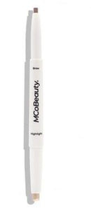 MCoBeauty. Duo Brown Crayon & Highlighter - Medium Brown