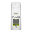 Lynx Men Antiperspirant Aerosol Deodorant You 160ml