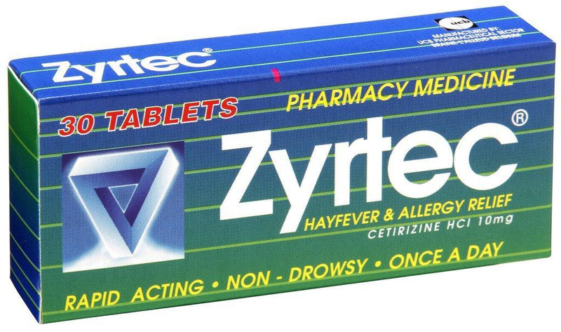 ZYRTEC Allergy & Hayfever Rel. 30s