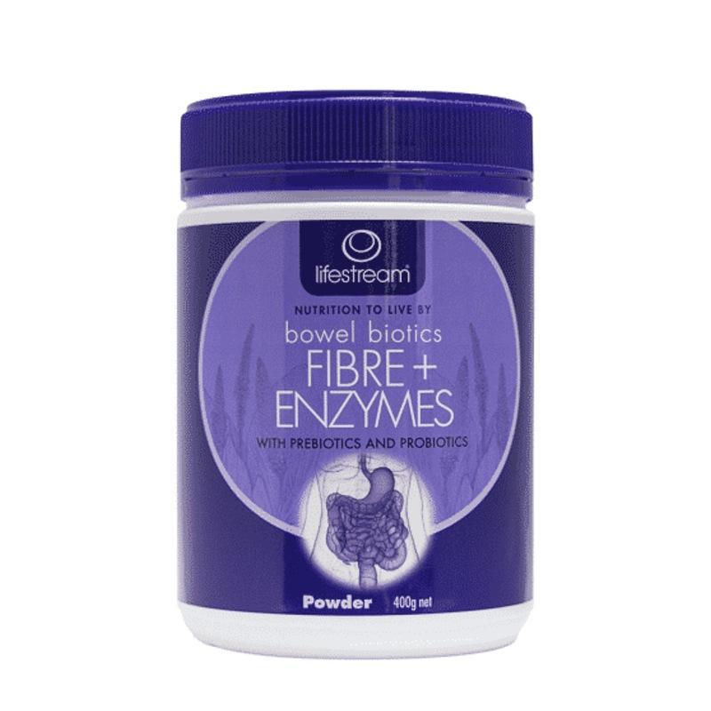 Lifestream Bowel Biotics Fibre Enzymes 400g