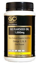 GO Healthy GO Flaxseed Oil 1,000mg Capsules 440