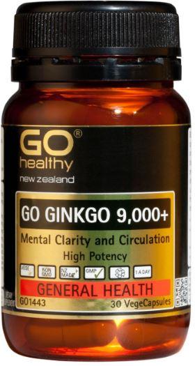 Go Healthy GO Ginkgo 9000+ 30 Capsules