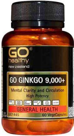 Go Healthy GO Ginkgo 9000+ 60 Capsules