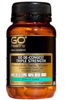 GO Healthy GO De-Congest Triple Strength Capsules 60