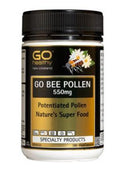 GO Healthy GO Bee Pollen 550mg Capsules 180