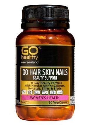GO Healthy GO Hair Skin Nails Beauty Support 50 Capsules