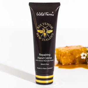 Wild Ferns Bee Venom Hand Repairing Creme with 80+ Manuka Honey 80ml