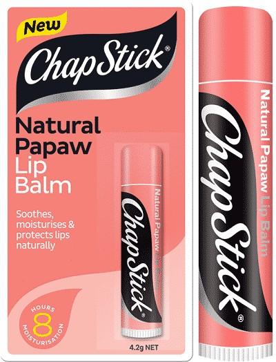 CHAPSTICK Natural Papaw Lip Balm 4.2g