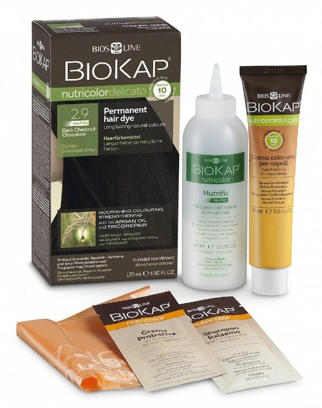 BIOKAP Nutricolor Delicato Rapid Dark Chestnut Chocolate 2.9