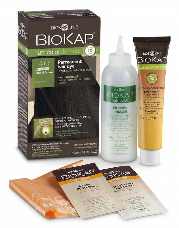 BIOKAP Nutricolor Delicato Rapid Natural Brown 4.0