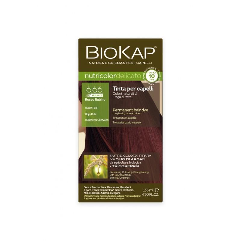 BIOKAP Nutricolor Delicato Rapid Ruben Red 6.66