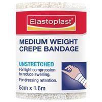 ELASTOPLAST Medium Weight Crepe Bandage 5cmx1.6m