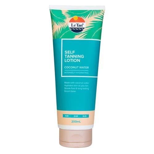 LE TAN Coconut Water Self Tanning Lotion 200ml