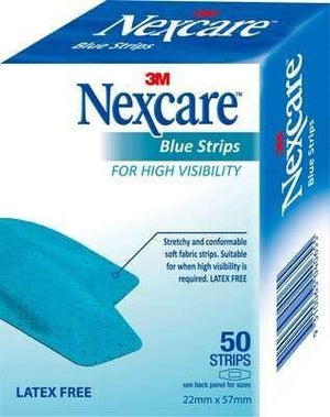 NEXCARE Active Blue Plasters 50s