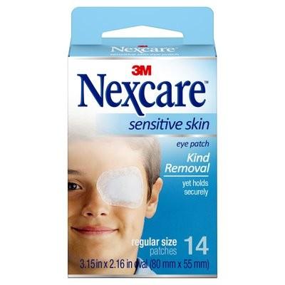 NEXCARE Sensitive Skin Eye Patch Regular 14 pack