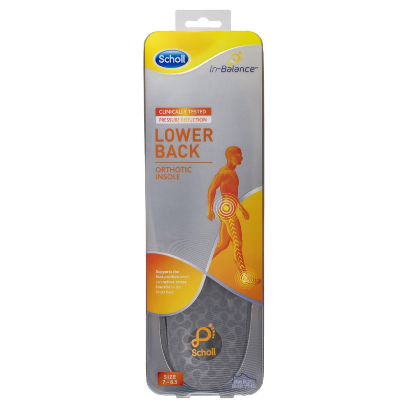 SCHOLL In-Balance Lower Back Orthotic Insole Medium