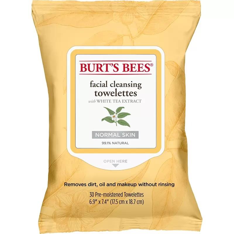 BURTS W Tea Facial Cleans Wipes