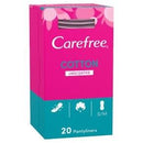 Carefree Unscented Cotton Pantyliner 20s