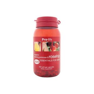 Pro-life Evening Primrose & Rosehip 200 Soft Gel Capsules
