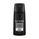 Lynx Men Body Spray Aerosol Deodorant Black 155ml