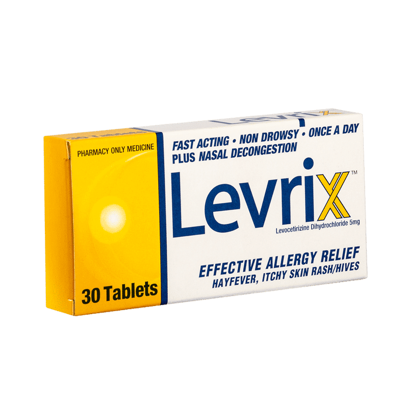 Levrix Antihistamine 5mg Tablets 30 [limited to 6 per order]