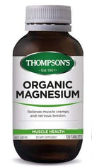 Thompson's Organic Magnesium 120 Tablets