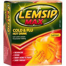 Lemsip Max Cold & Flu Hot Drink Lemon 10pk