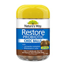 Nature's Way Restore Probiotic Choc Balls 60