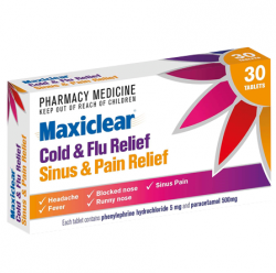 MAXICLEAR Cold & Flu Sinus &Pain 30