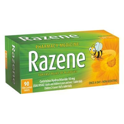 RAZENE 10mg 90 Tablets